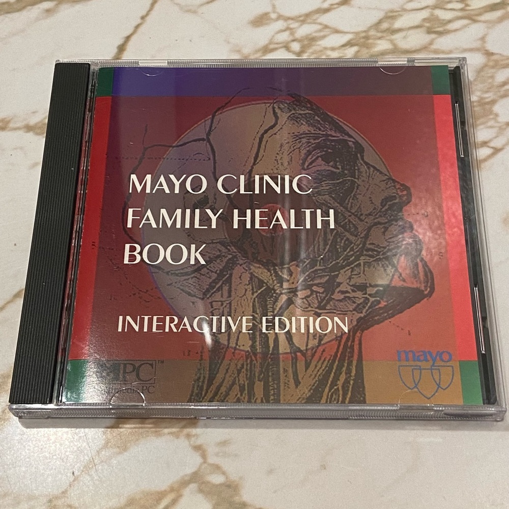 Mayo Clinic Family Health Book Interactive Ventures Inc Edition CD ROM 1992